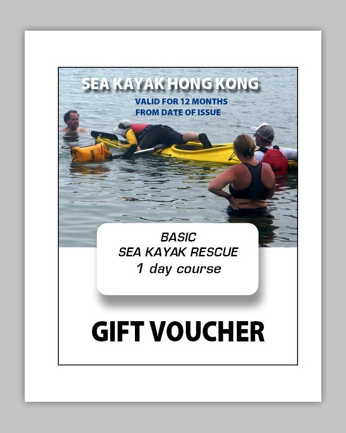 gift voucher - sea kayak rescue course