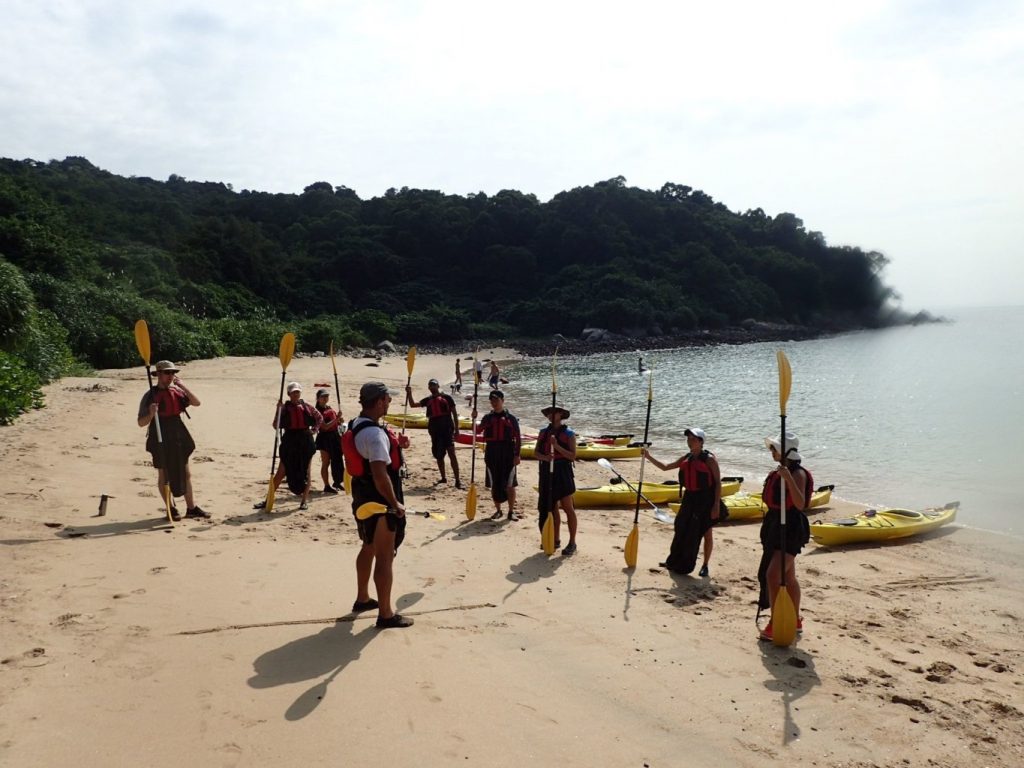 sea kayak rescue course Hong Kong